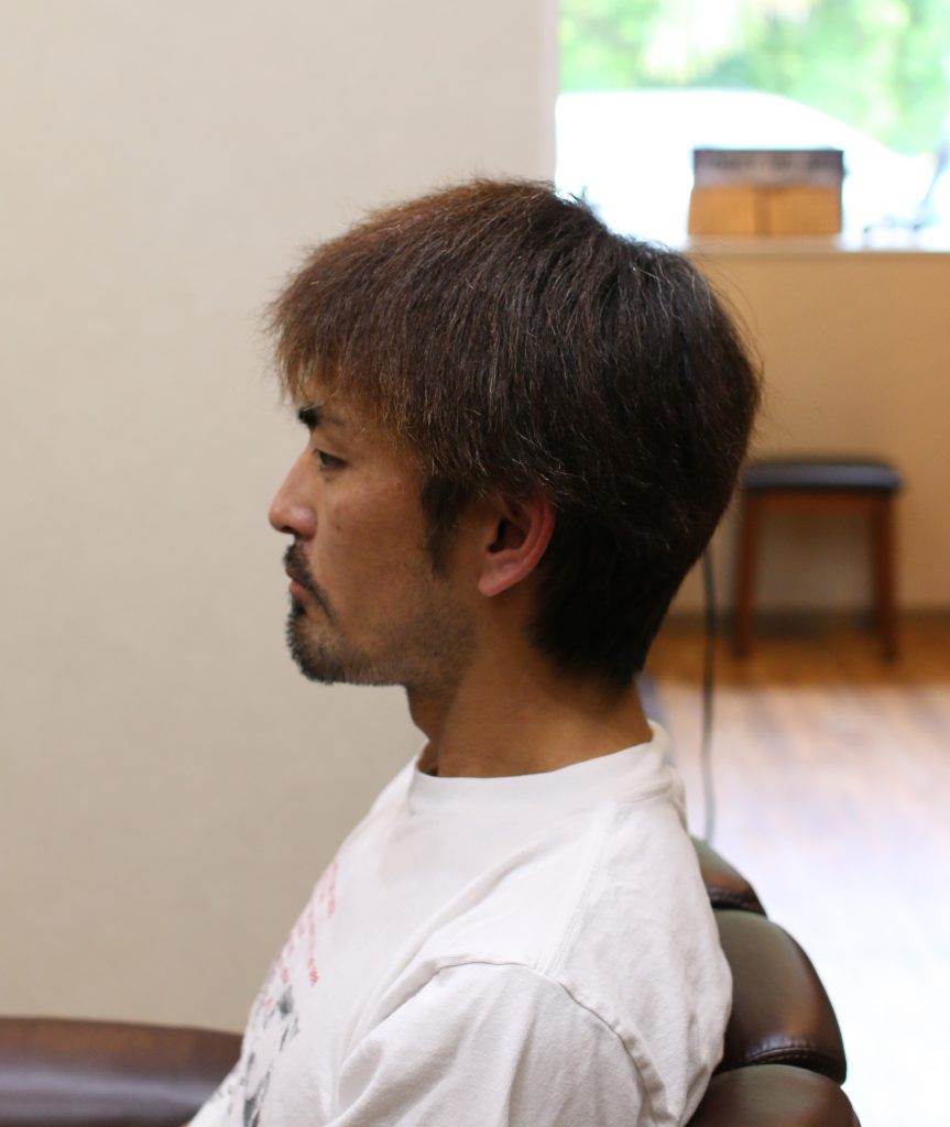 30代男性の髪型『ベリーショート』 茨城県北茨城市の男性専門のマンツーマンヘアサロンバーバーショップゲイン