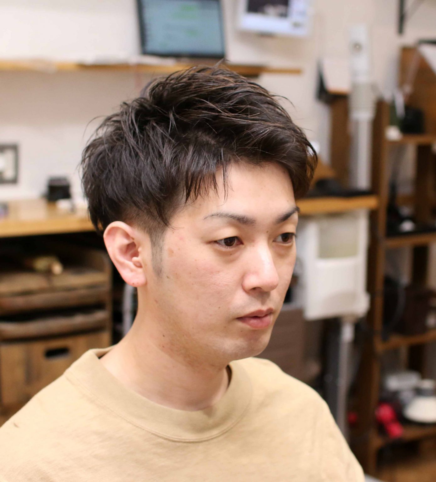 劇的！ビフォーアフター♬ 茨城県北茨城市の男性専門のマンツーマンヘアサロンバーバーショップゲイン